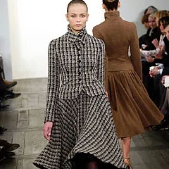 Ralph Lauren Collection | Fall 2004 Made-in-Italy Bouclé Tweed Skirt - Picture 3 of 16